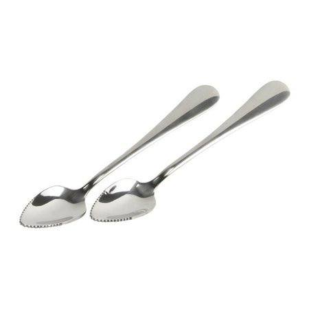 CHEF CRAFT 3-1/4 in. W X 9 in. L Silver Stainless Steel Grapefruit Spoon Set 21521